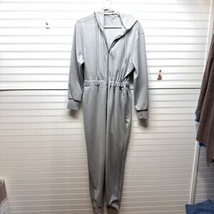 WeWoreWhat Leisure Jogger Style Jumpsuit with Hood Size M
